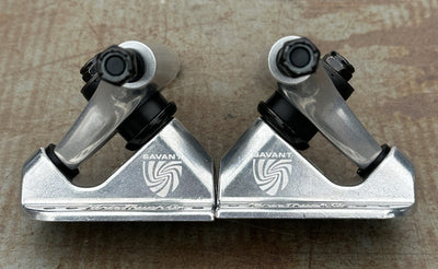 Paris trucks savant パリストラック　43° ダウンヒル Savant 165mm 43° Longboard Trucks Polished – Paris Truck Co