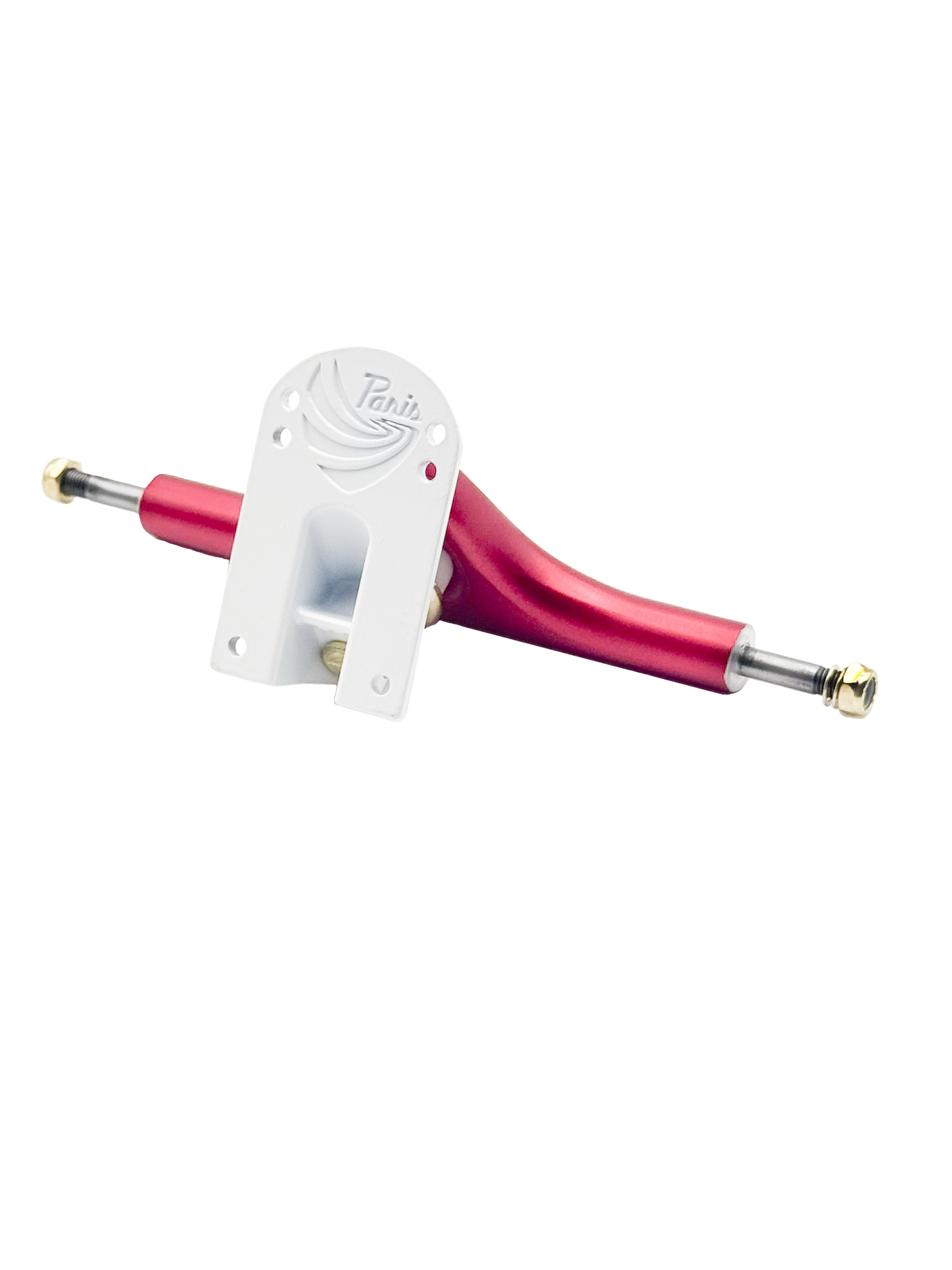 V3 180mm 50° Longboard Trucks Candy Cane Mix-Up Scarlet Red / Pearl White