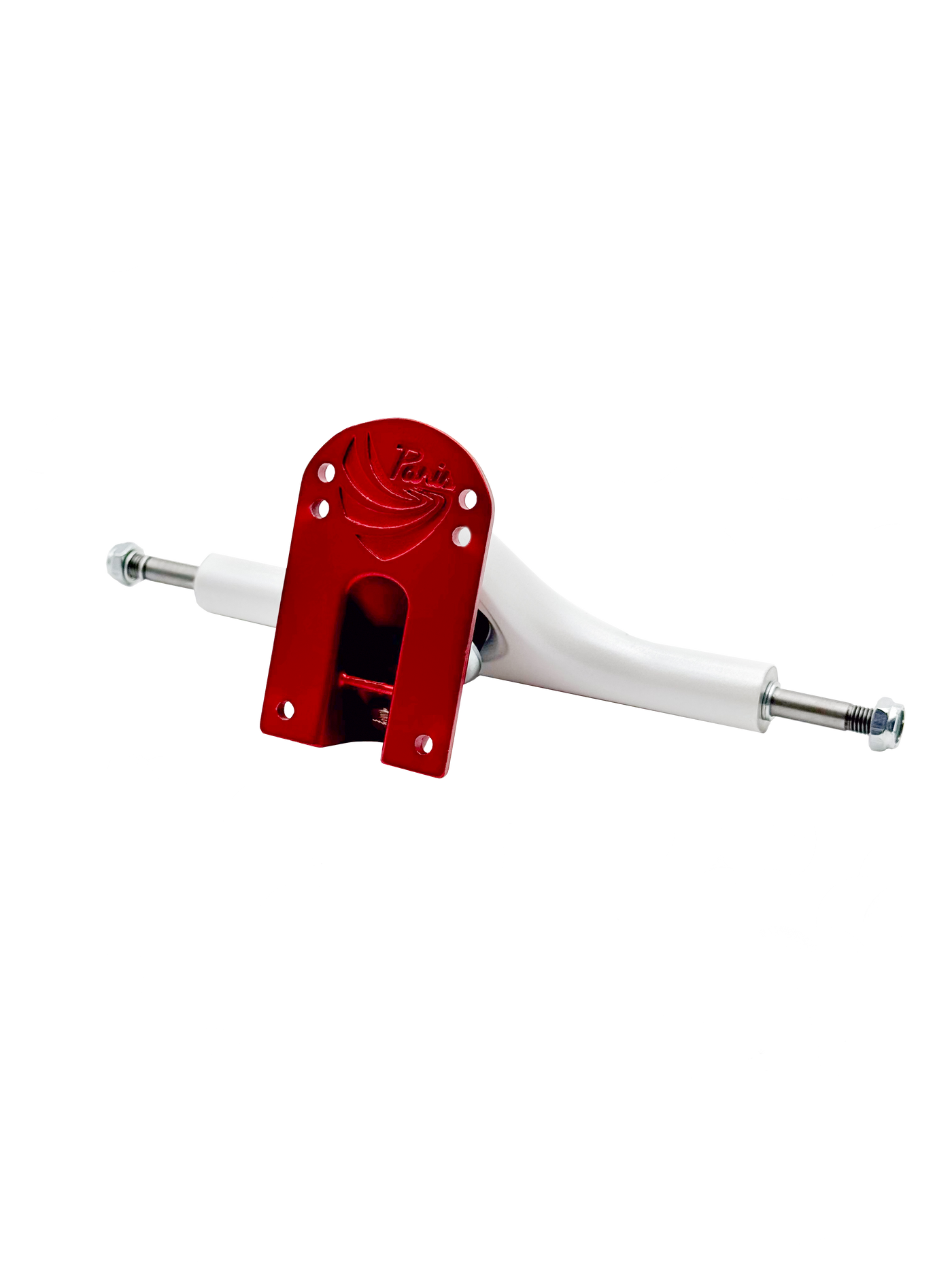 V3 180mm 50° Longboard Trucks Candy Cane Mix-Up Pearl White / Scarlet Red