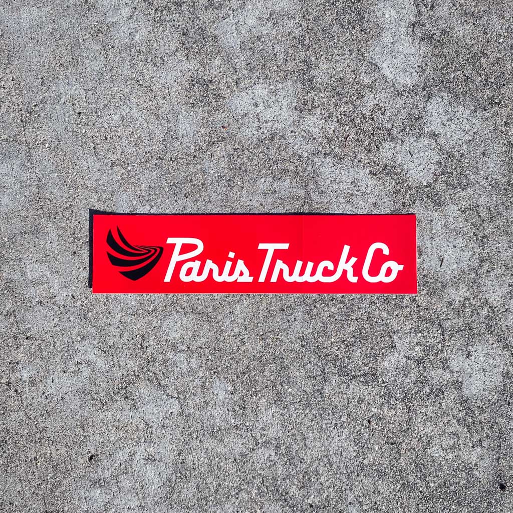 Paris Bar Logo - Single 6" - Paris Truck Co