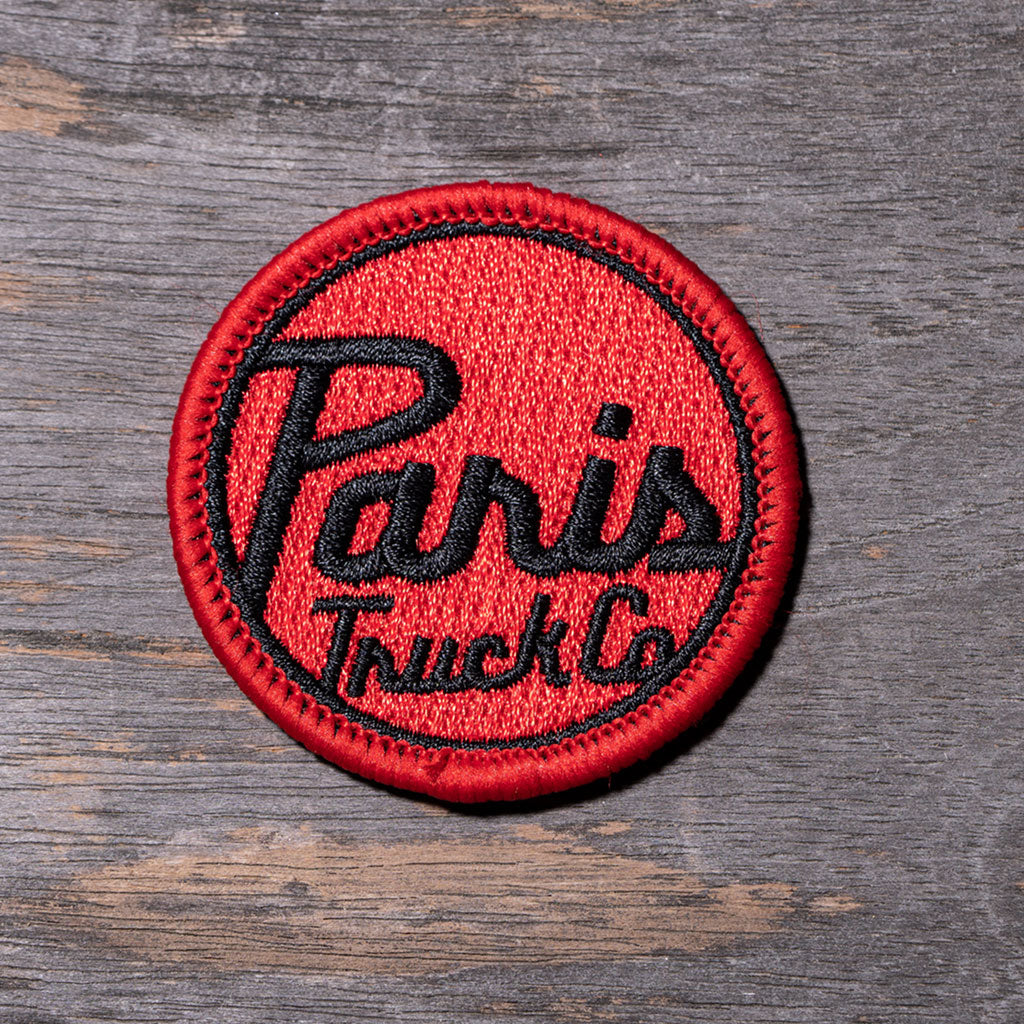 Paris Rapper Patches Paris Dot Patch - Red >> Paris Truck Co.