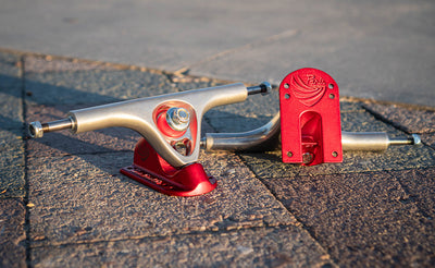 Paris Trucks 180mm polished/red mix-ups